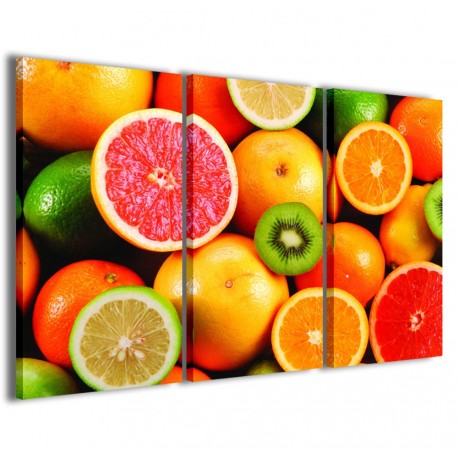 Quadro Poster Tela Mixed Fruit II 120x90 - 1