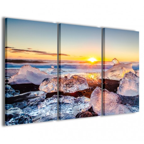 Quadro Poster Tela Ice Sunset 120x90 - 1