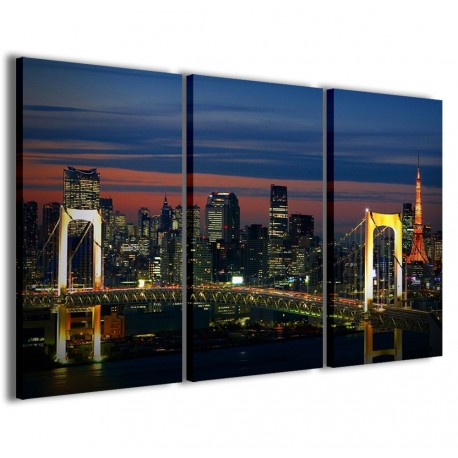 Quadro Poster Tela Japan Bridge 120x90 - 1