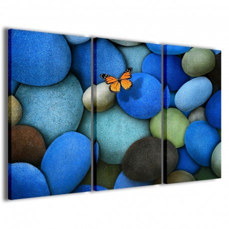 Quadro Poster Tela Colored Stone 100x70 - 1