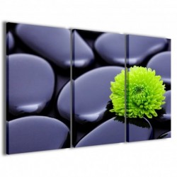 Quadro Poster Tela Green Flower Detail 100x70