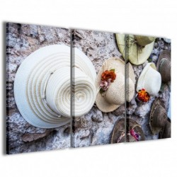 Quadro Poster Tela Hats 100x70 - 1