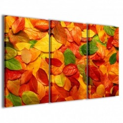 Quadro Poster Tela Multi Colored Leaves 100x70