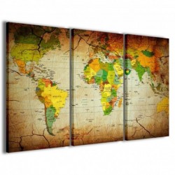 Quadro Poster Tela Paper of the World 100x70 - 1