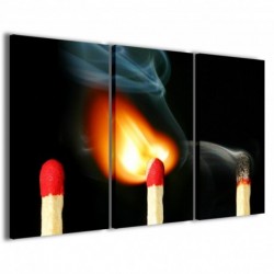 Quadro Poster Tela Sequence of Fire 100x70 - 1