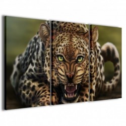 Quadro Poster Tela Leopard II 100x70 - 1