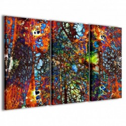 Quadro Poster Tela Abstract Colored 100x70