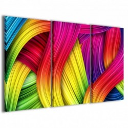 Quadro Poster Tela Abstract Colored II 100x70