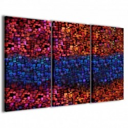 Quadro Poster Tela Colorful Mosaic 100x70 - 1