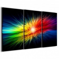 Quadro Poster Tela Explosion of Colors 100x70 - 1