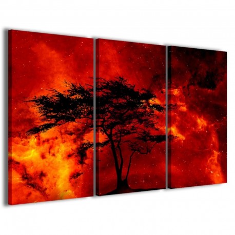 Quadro Poster Tela Tree and Fire 100x70 - 1