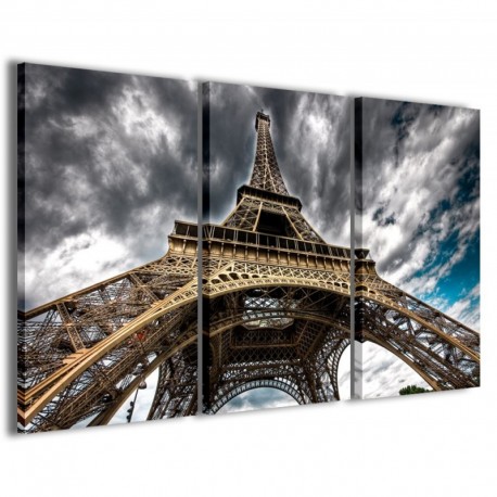 Quadro Poster Tela Eiffel Tower France 100x70 - 1