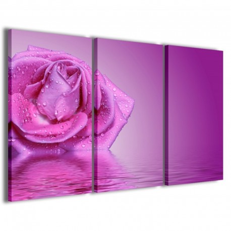 Quadro Poster Tela Fantasy Rose II 100x70 - 1