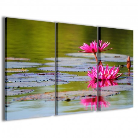 Quadro Poster Tela Flower Water III 100x70 - 1