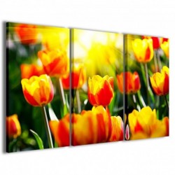 Quadro Poster Tela Light Tulips II 100x70