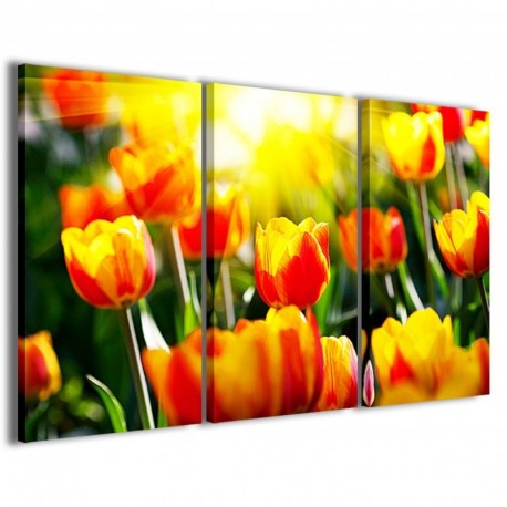 Quadro Poster Tela Light Tulips II 100x70 - 1