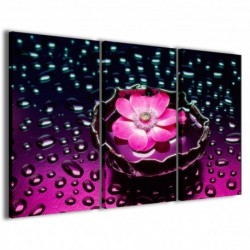 Quadro Poster Tela Liquid Flower 100x70