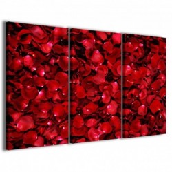 Quadro Poster Tela Red Rose Petals 100x70