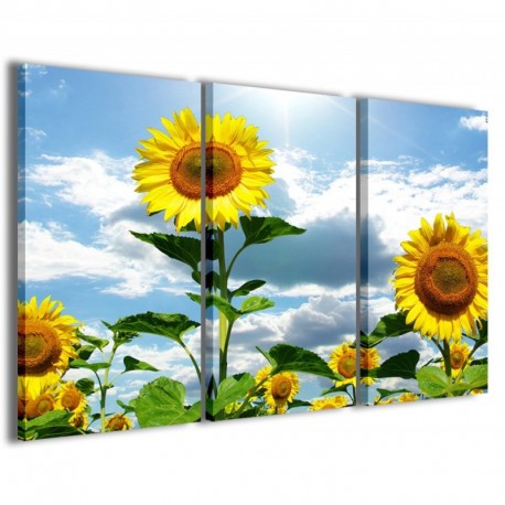 Quadro Poster Tela Sunflower VI 100x70 - 1