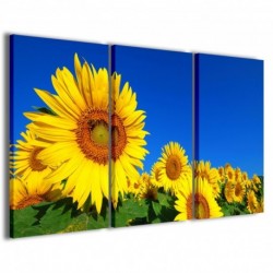 Quadro Poster Tela Sunflower 100x70