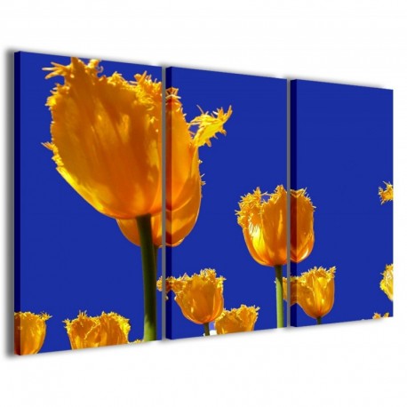 Quadro Poster Tela Yellow Tulips 100x70 - 1