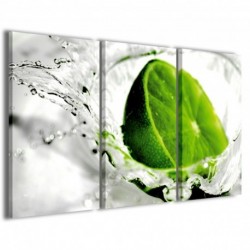 Quadro Poster Tela Lime 100x70 - 1