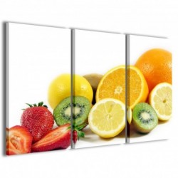 Quadro Poster Tela Mixed Fruit 100x70 - 1