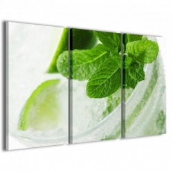 Quadro Poster Tela Mojito II 100x70 - 1