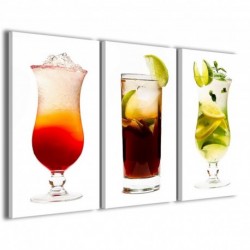 Quadro Poster Tela Multi Cocktail II 100x70