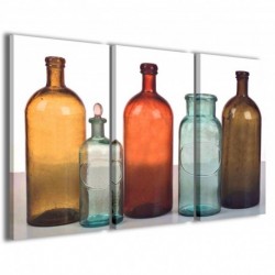 Quadro Poster Tela Old Bottle 100x70