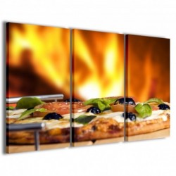 Quadro Poster Tela Pizza III 100x70