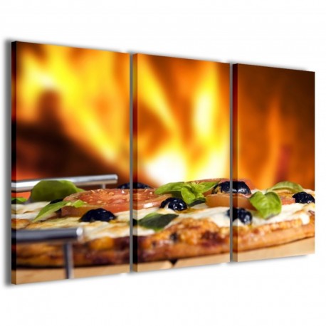 Quadro Poster Tela Pizza III 100x70 - 1