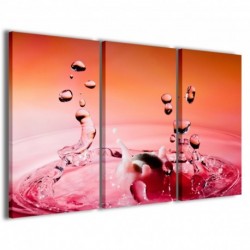 Quadro Poster Tela Red Liquid 100x70