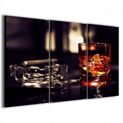 Quadro Poster Tela Whisky III 100x70