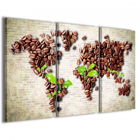 Quadro Poster Tela Caffe' X 100x70 - 1