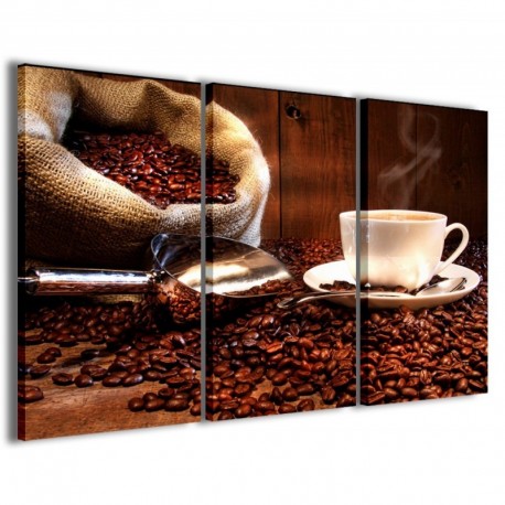 Quadro Poster Tela Coffe' III 100x70 - 1