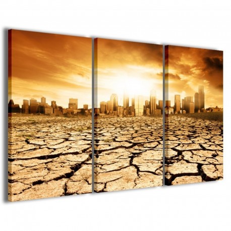 Quadro Poster Tela Desert City 100x70 - 1