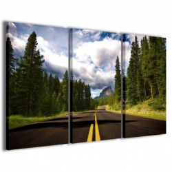 Quadro Poster Tela Endless Road 100x70 - 1