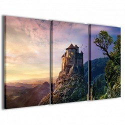 Quadro Poster Tela Fantasy Castle II 100x70