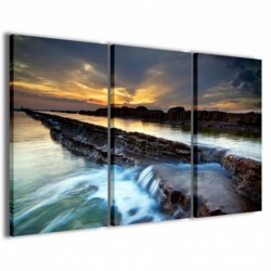 Quadro Poster Tela Fast Water 100x70