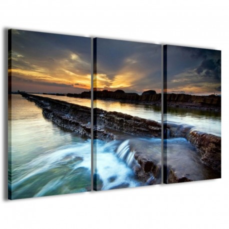 Quadro Poster Tela Fast Water 100x70 - 1