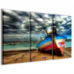 Quadro Poster Tela Fishing Boat 100x70 - 1