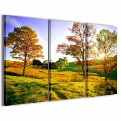 Quadro Poster Tela Golden Rayes 100x70 - 1