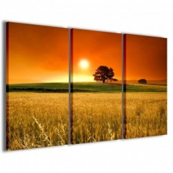 Quadro Poster Tela Lone Tree At Sunset 100x70