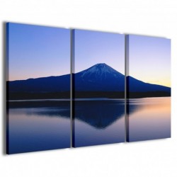 Quadro Poster Tela Mountain Reflect 100x70