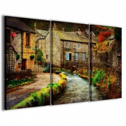 Quadro Poster Tela Old Town 100x70 - 1