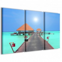 Quadro Poster Tela Pier View 100x70