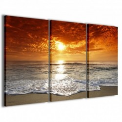 Quadro Poster Tela Red Sun 100x70