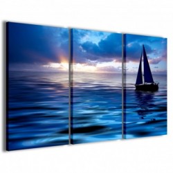 Quadro Poster Tela Sailing Boat II 100x70