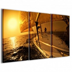 Quadro Poster Tela Sailing Boat 100x70